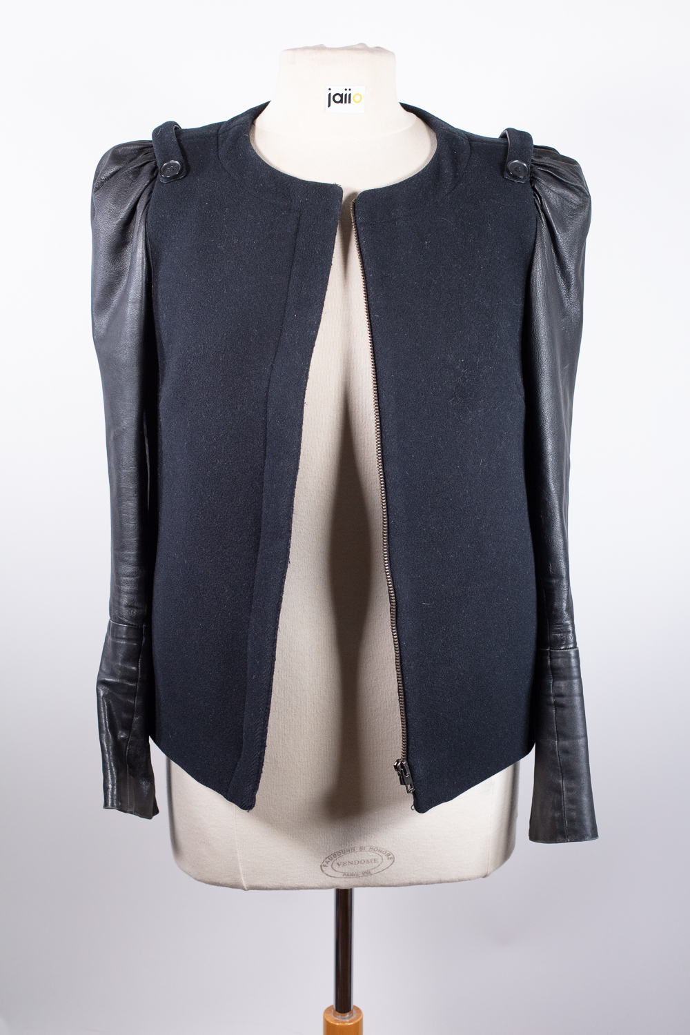veste maje en cuir