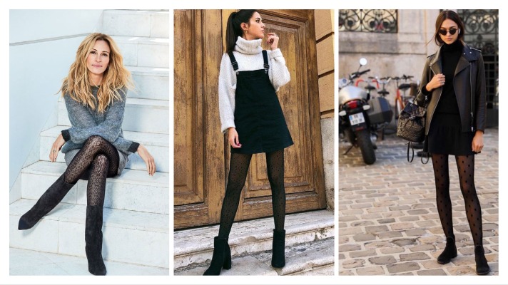 Robe et collants à motifs jaiio